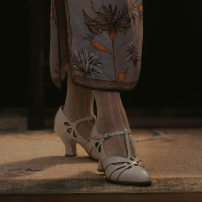 奈里法式复古民国旗袍酒杯跟高跟鞋镂空丁字带玛丽珍女鞋深口单鞋,淘宝优惠券,粉丝福利购,淘宝优惠卷