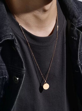 钛钢可刻字空心脐带乳牙嘎乌盒纪念宠物毛发亲人骨灰项链朱砂饰品