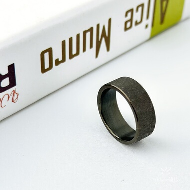 欧美磨砂钛钢戒指男士配饰百搭潮