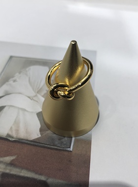 扭结韩版小众设计ins潮风戒指