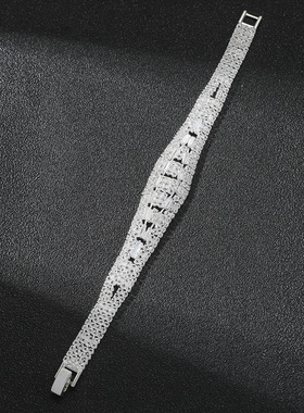 时尚精致奢华超闪满钻手链气质