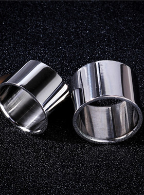 极简扳指钛钢镜面情侣款