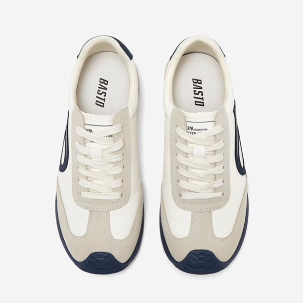 专柜正品百思图2025秋新款男鞋复古牛皮德训鞋运动休闲鞋C5091CM5,淘宝优惠券,粉丝福利购,淘宝优惠卷