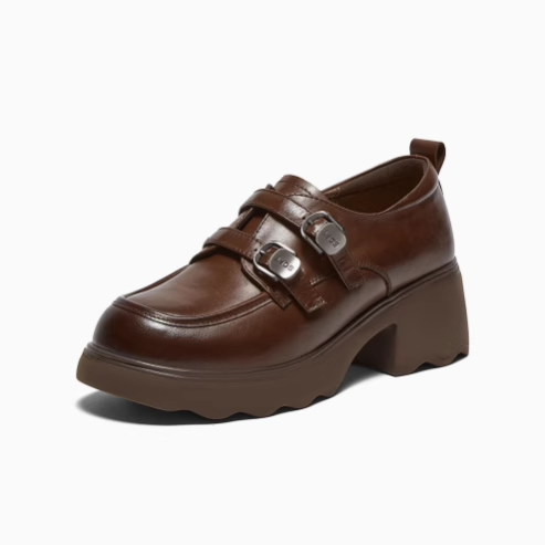 专柜正品百思图2025秋款女鞋牛皮学院风牛津鞋深口小皮鞋CS303CM5,淘宝优惠券,粉丝福利购,淘宝优惠卷