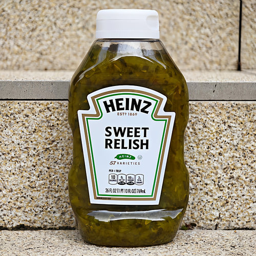 美国亨氏热狗香肠调味酱甜酸黄瓜蓉酱汉堡酱HEINZ HOT DOG RELISH - 图0