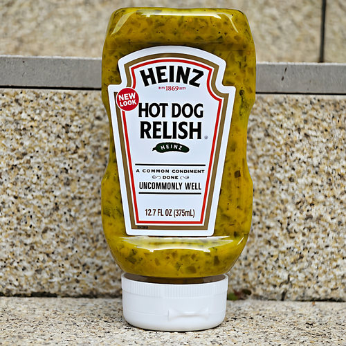 美国亨氏热狗香肠调味酱甜酸黄瓜蓉酱汉堡酱HEINZ HOT DOG RELISH - 图1