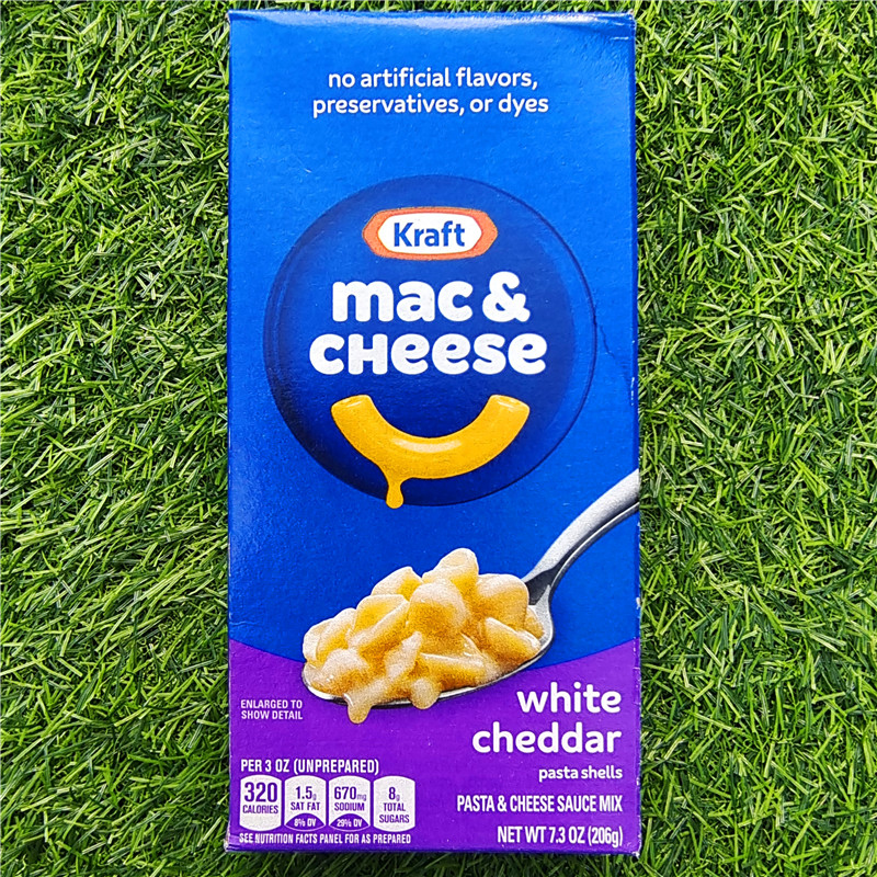 美国卡夫稠滑奶酪芝士通心粉通心面KRAFT MACARONI CHEESE DINNER-图1