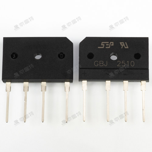 【索富特电子】整流桥GBJ-2510电磁炉桥堆 全新 扁桥 整流器 25A - 图1