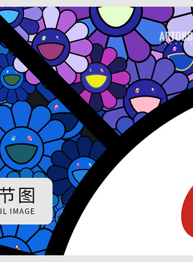 Takashi Murakami村上隆太阳花机器猫潮流艺术版画客厅卧室装饰画