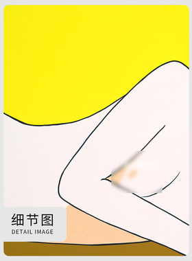 Takeru Amano 天野健巨幅潮流艺术挂画版画客厅卧室金属高级装饰