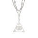 Internet celebrity INS titanium steel Illuminati all-seeing eye ring necklace Masonic badge devil's eye stainless steel