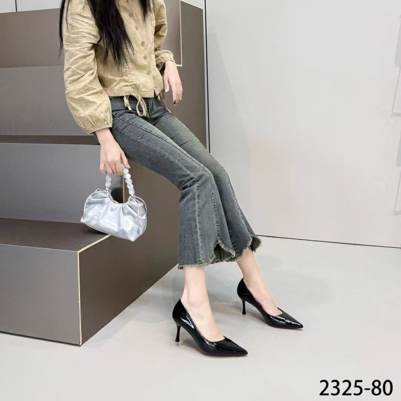 裸粉色高跟鞋女2025新款网红气质尖头漆皮细跟单鞋简约性感通勤鞋,淘宝优惠券,粉丝福利购,淘宝优惠卷