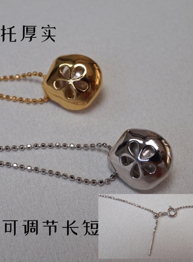 极光akoya珍珠吊坠项链S925纯银锁骨链七夕礼品