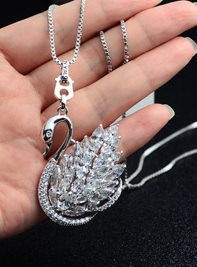 秋冬精致水晶大气时尚新款毛衣链