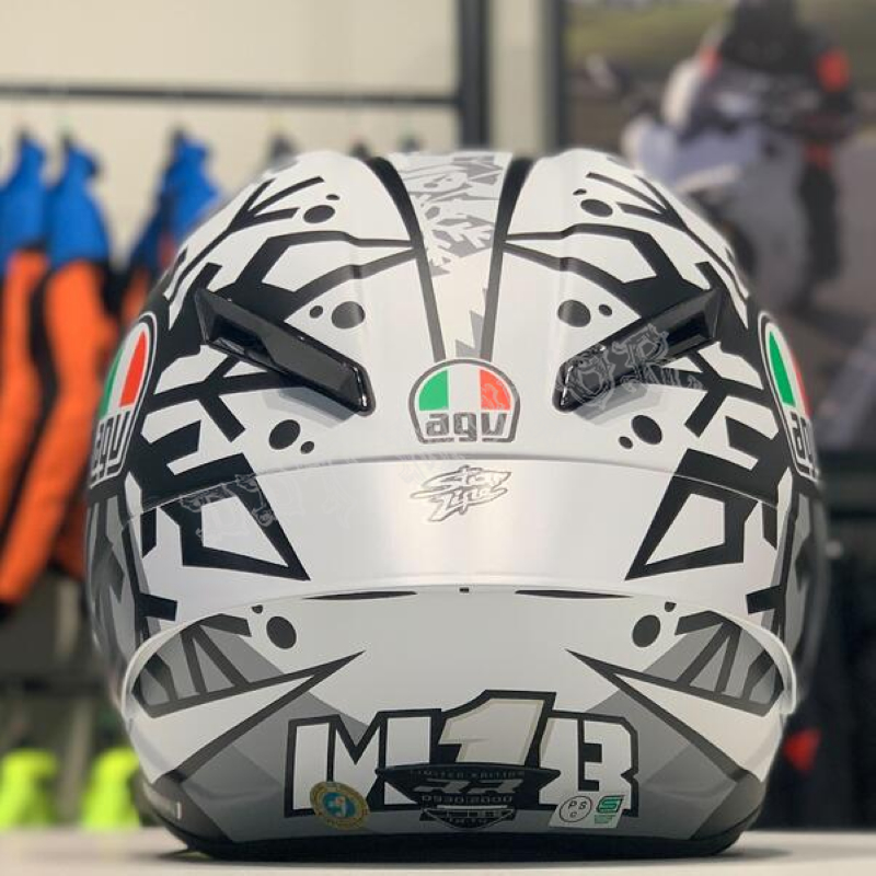 DDT正品AGV Pista GP RR MIR土豪金MOTOGP限量金蛋冬测碳纤维头盔-图2