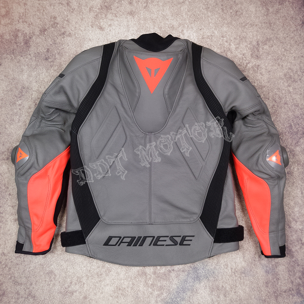 DDT丹尼斯 Dainese super race驼峰钛合金磨肘摩托机车防摔服皮衣 - 图0