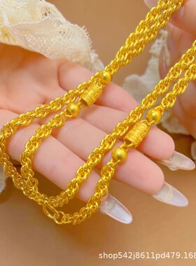 新中式四美荣喜葫芦镀金宫廷风吊坠花丝镶嵌古法工艺百福吊坠