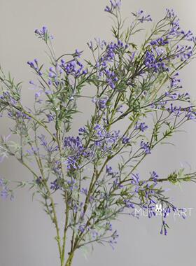 清新淡雅田园风彷真花假花香丝草家居装饰摆件客厅餐桌插花配材