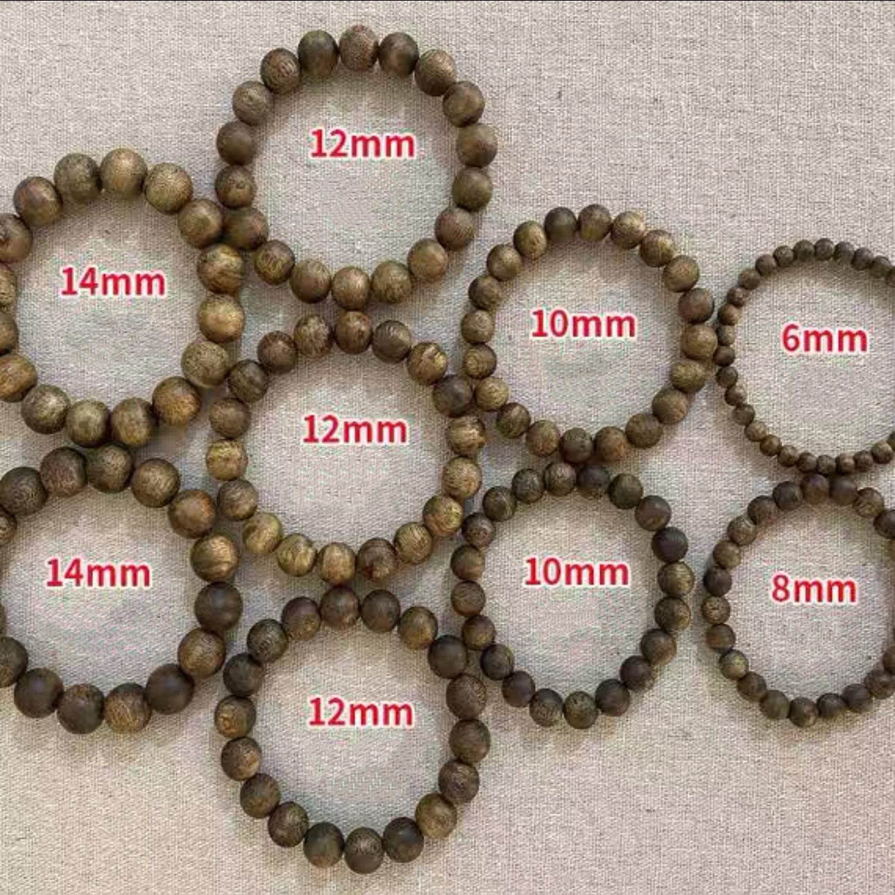 国香海南莺歌绿奇楠沉香手串天然种植棋楠念珠文玩手链男女108颗 - 图2