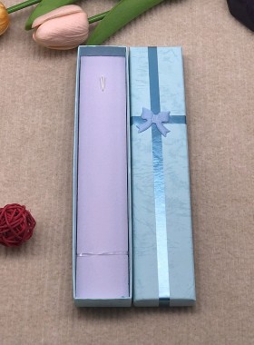 蝴蝶结高品质4*20cm项链盒