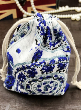 绒布袋耳机盘小首饰礼品