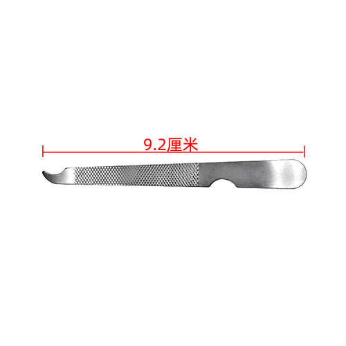 不锈钢粗牙双面锉美容化妆锉指甲锉手指甲勾头片锉薄片美甲工具锉 - 图2
