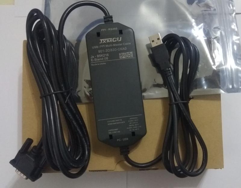 Smart200,S7200编程线6ES7901-3DB30-0XA0/USB-PPI+适用西门子PLC - 图0