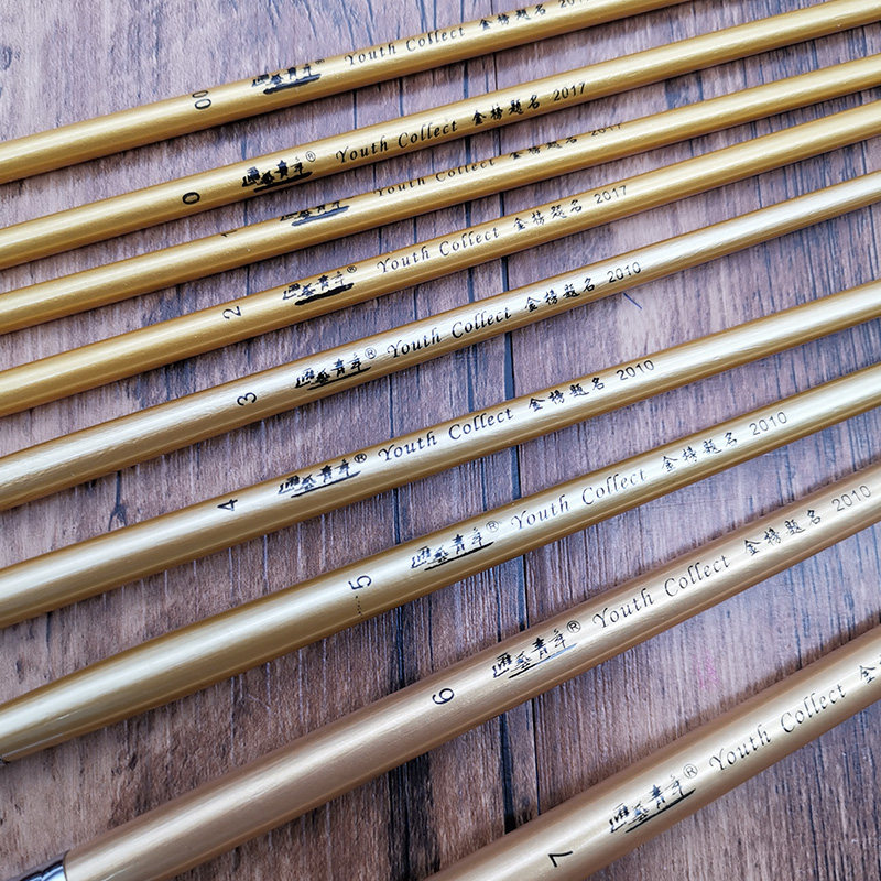 水粉笔扇形笔猪鬃套装6支学生单支0号扇形笔小号水粉丙烯油画专用,淘宝优惠券,粉丝福利购,淘宝优惠卷