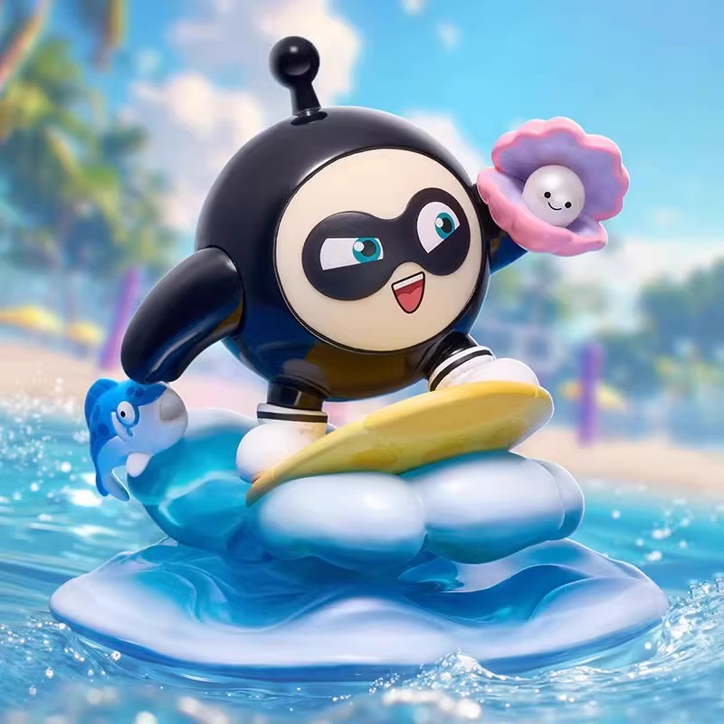 Genuine Eggman Party Holiday Coastline Figures Blind Box Figures Toys Trendy Desktop Ornaments Peripheral Second Edition