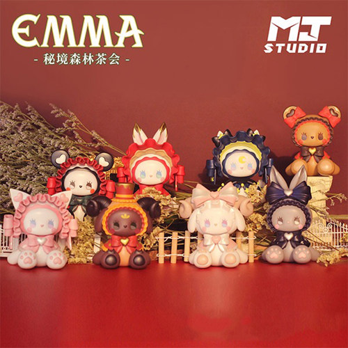 Emma秘境森林诗会系列盲盒手办茶会爱丽丝的礼物话少女心6代可爱 - 图1