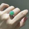 NEWDELLA cabochon jadeite ring