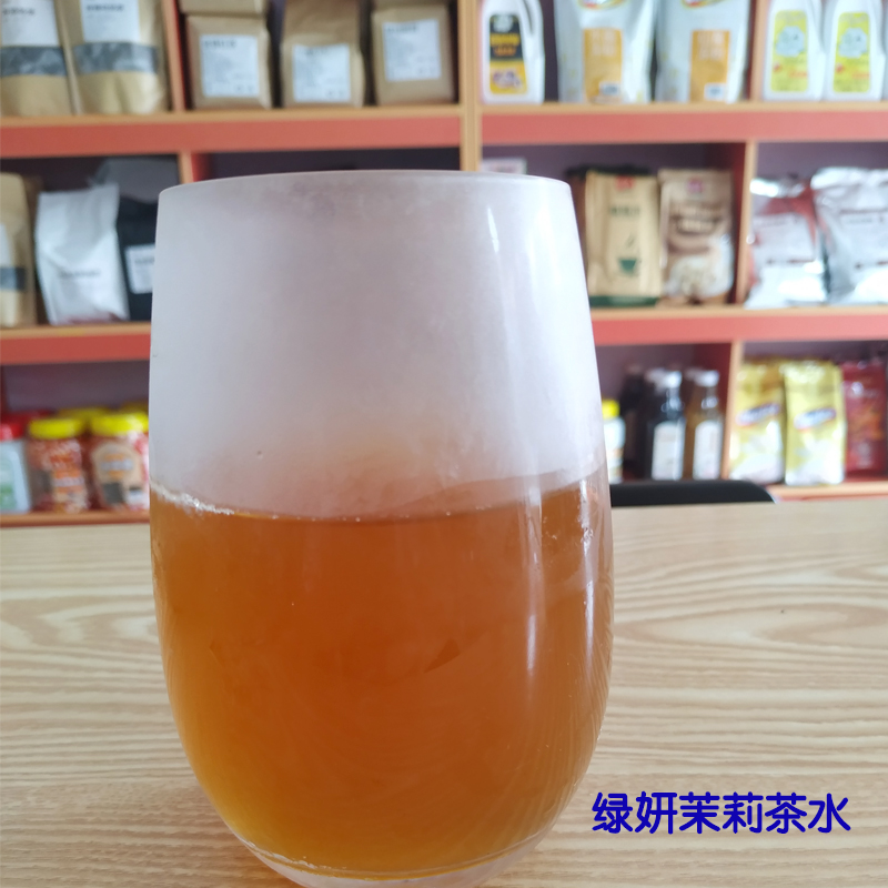 春水堂茶叶茉莉花茶绿妍茉莉绿茶水果茶专用茶底奶茶店散装茶500g-图0