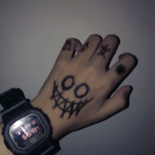 花臂少女TATTOO X33万圣节暗黑系小丑鬼脸笑脸逼真纹身贴持久防水 - 图3