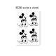 Flower-Armed Girl TATTOO X207 Mouse Hand-painted Cartoon Image Dark Society People Tattoo Sticker
