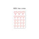 Flower Arm Girl TATTOO 171 HyunAfeng Cute Colorful Tattoo Stickers Heart Heart Ankle Tattoo Stickers