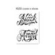 Flower-armed girl TATTOO X86 dark floral letters BLACK GIRL has two full thigh tattoos