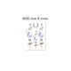 Flower Arm Girl TATTOO 234 Harajuku Starry Sky Moon Stars Small Fresh and Cute Tattoo Stickers One Piece 3 Sets