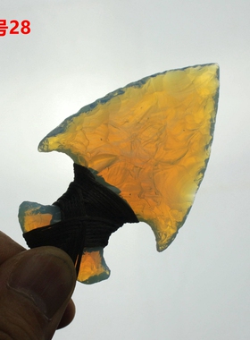 吊坠车挂COS天然黑曜石项链个性