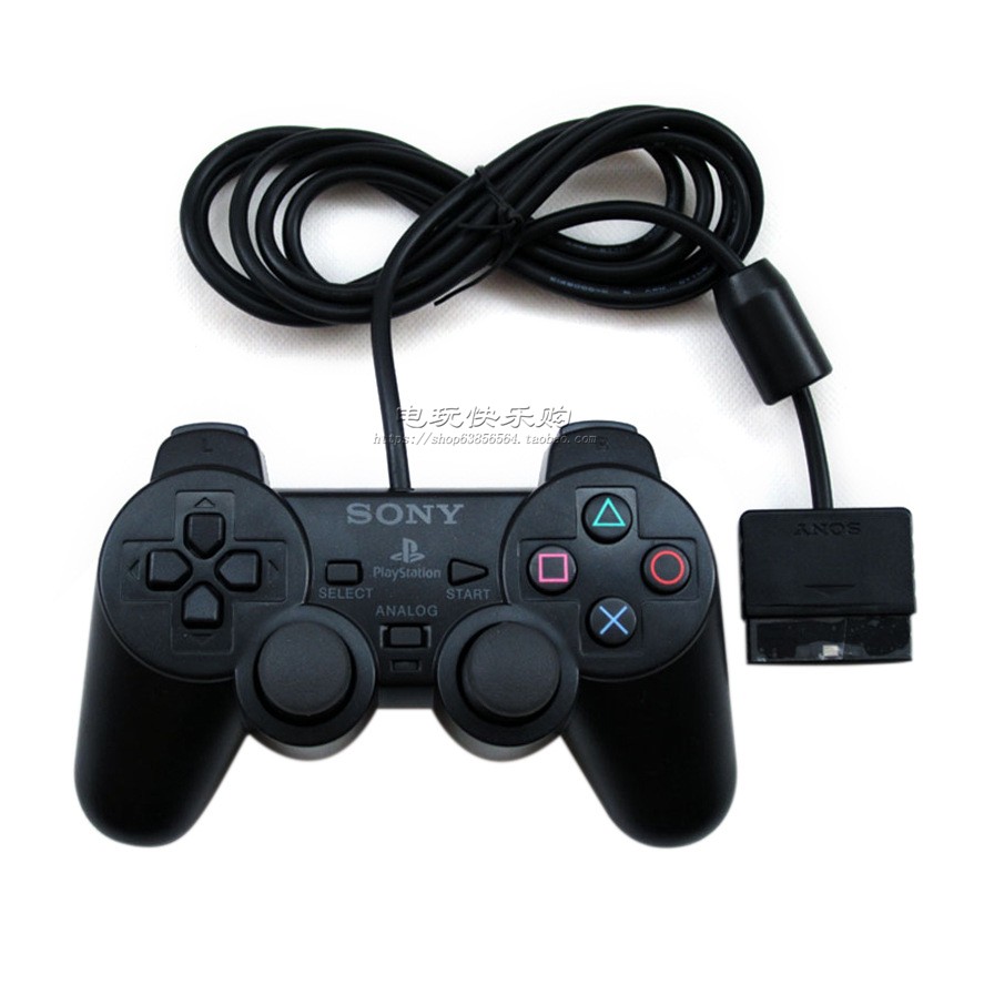 全新 PS2无线手柄 PSTWO双震动手柄 带接收器 8米距离 PS2专用型 - 图0