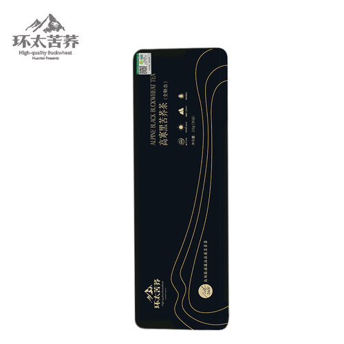 环太旗舰店全胚芽态黑苦荞茶叶礼物盒新春送长辈亲友老师216g - 图3