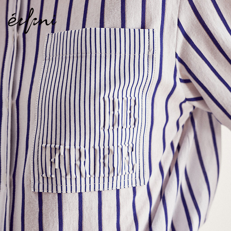 【商场同款】伊芙丽夏装新款韩版衬衫 伊芙丽旗舰衬衫