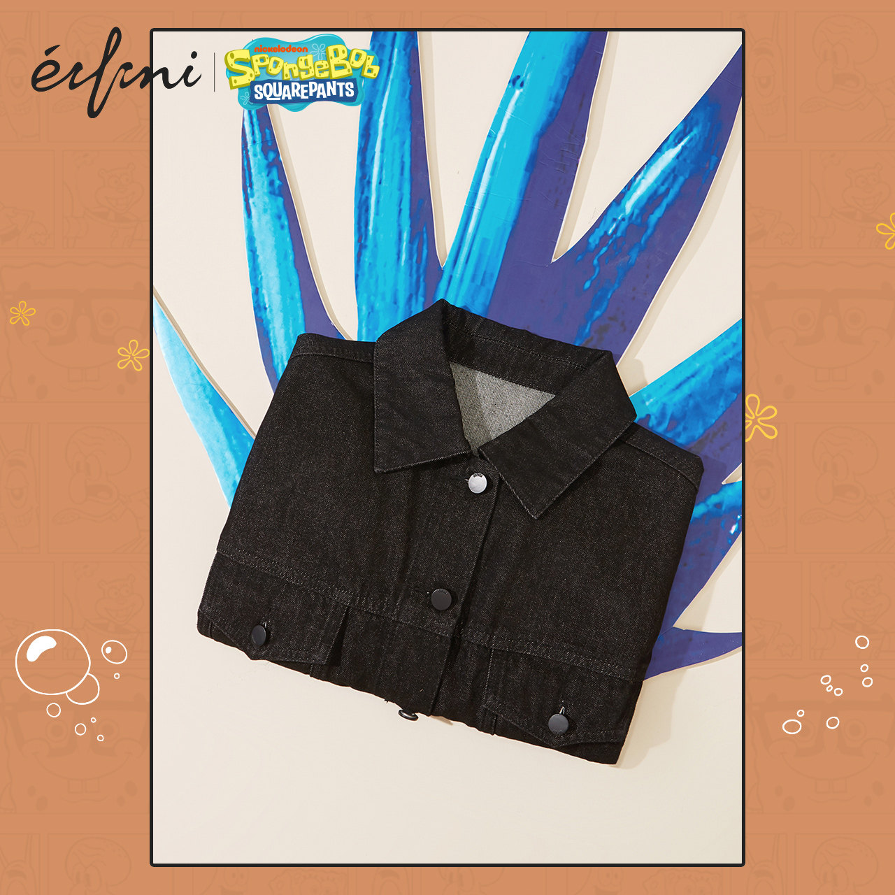 海绵宝宝联名款伊芙丽2020年短外套 伊芙丽旗舰短外套