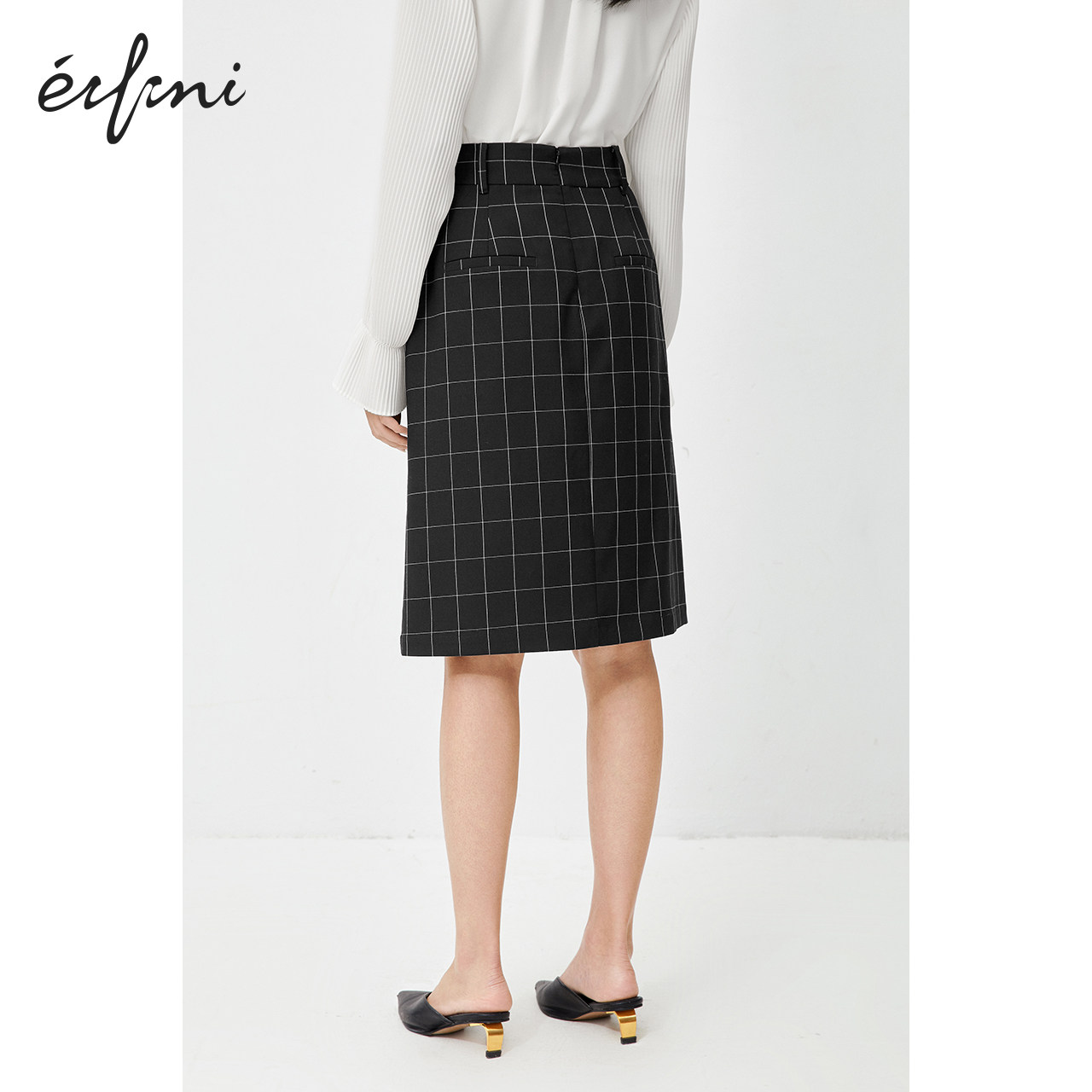 伊芙丽小2020新款春秋装高腰包臀裙 伊芙丽旗舰半身裙