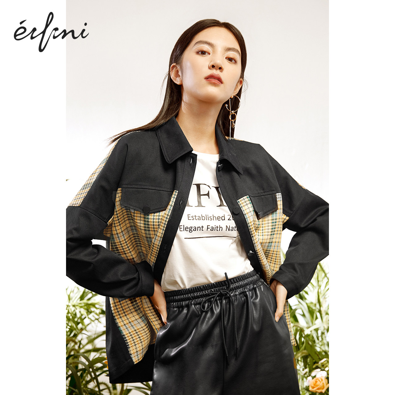 伊芙丽女士2020年新款韩版短外套 伊芙丽旗舰短外套