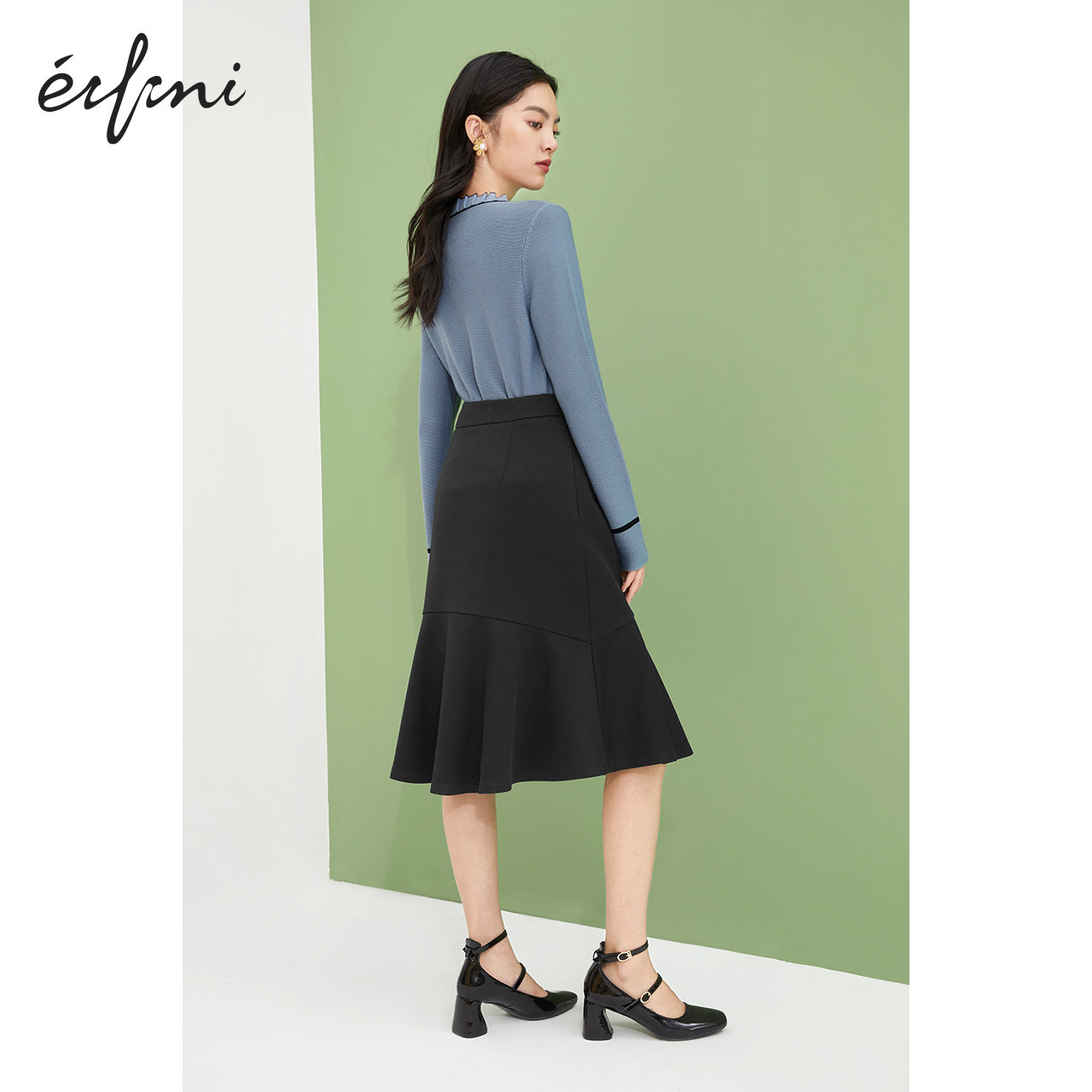 伊芙丽针织薄款长袖2020年新款毛衣 伊芙丽旗舰毛针织衫