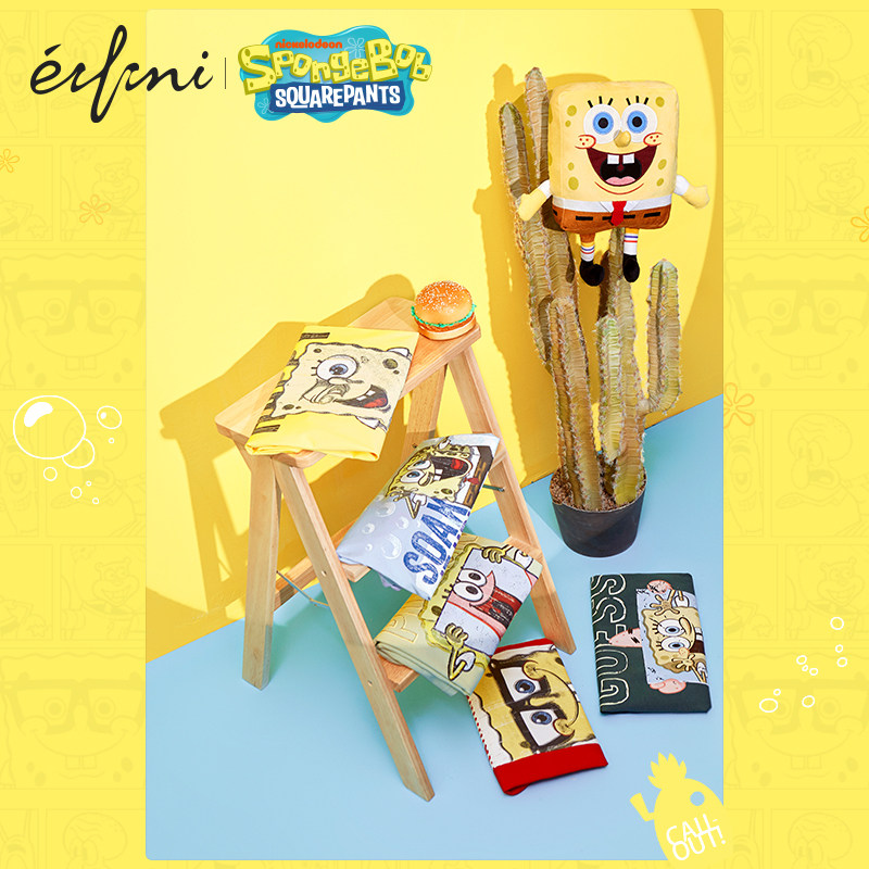 海绵宝宝联名款男女同款伊芙丽t恤 伊芙丽旗舰T恤