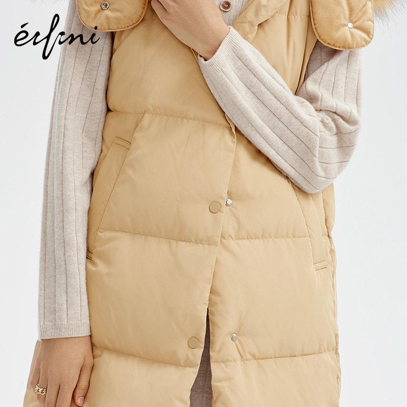 伊芙丽羽绒马甲女冬装新款羽绒服 伊芙丽旗舰羽绒服