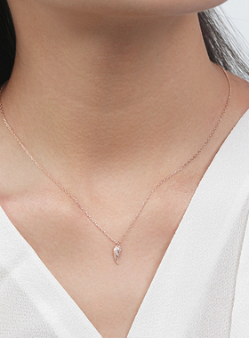 白日梦想家小翅膀纯银项链女