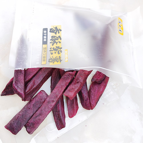 香酥紫薯条250g 独立小包装 紫薯干 香脆紫地瓜 广大园 连城特产 - 图1