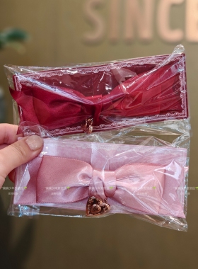 【草莓丘比特】花知晓周边发夹蝴蝶结爱心吊坠发夹边夹刘海夹
